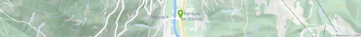 Map representation of the location for Europa-Apotheke in 6284 Ramsau im Zillertal